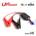 high capacity 12000mAh 12v lithium ion battery jump starter car jumper cable with battery cable